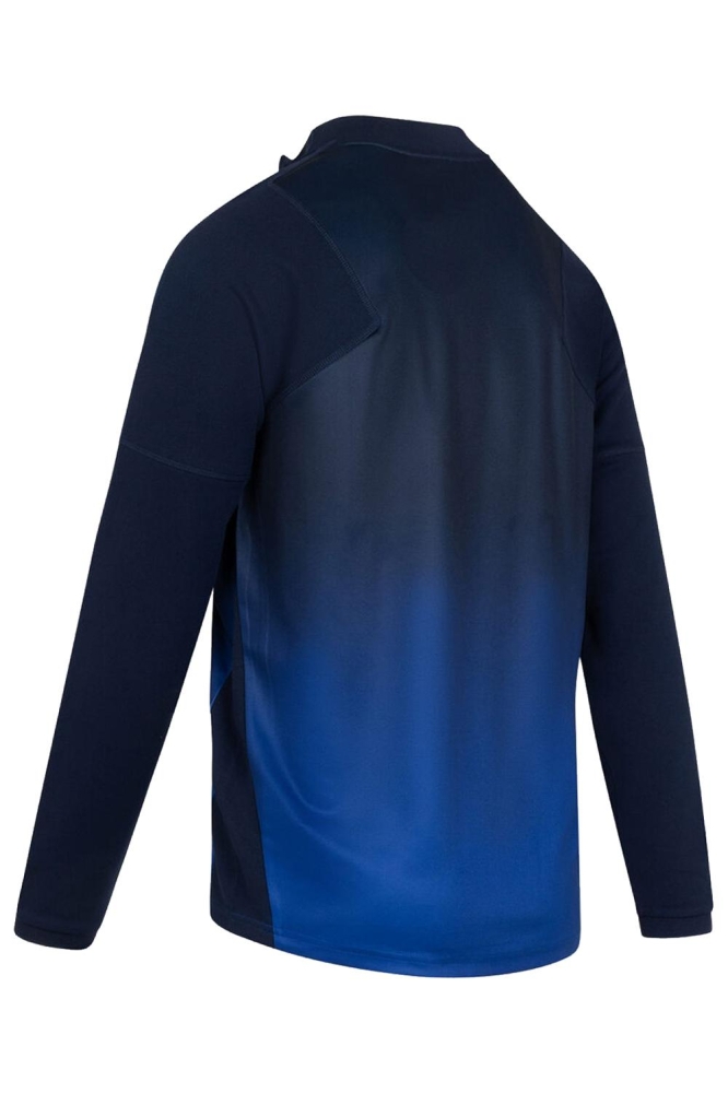 Cruyff blauwe heren sweater | Achteraanzicht