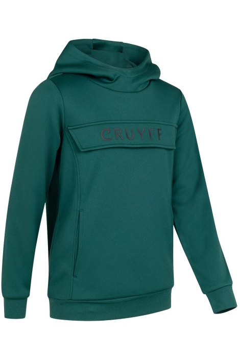 Cruyff groene heren sweater | Zijaanzicht