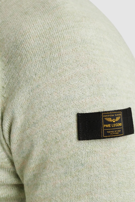 PME legend groene heren trui | Close up