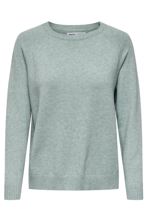 Only groene dames trui | Vooraanzicht