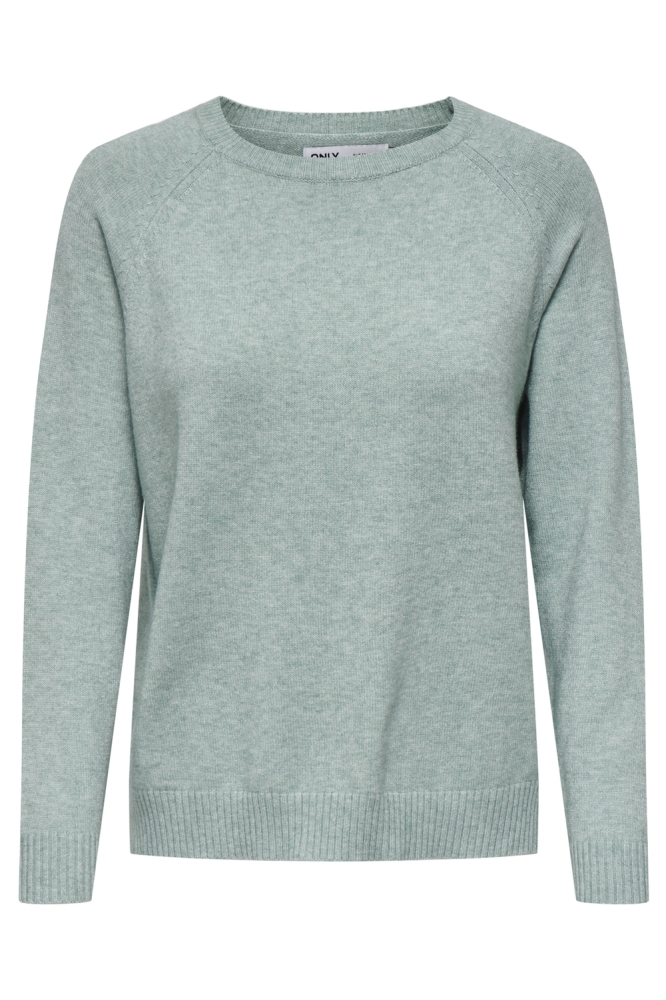 Only groene dames trui | Vooraanzicht