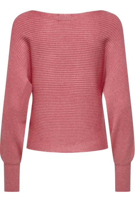 Only roze dames trui | Achteraanzicht