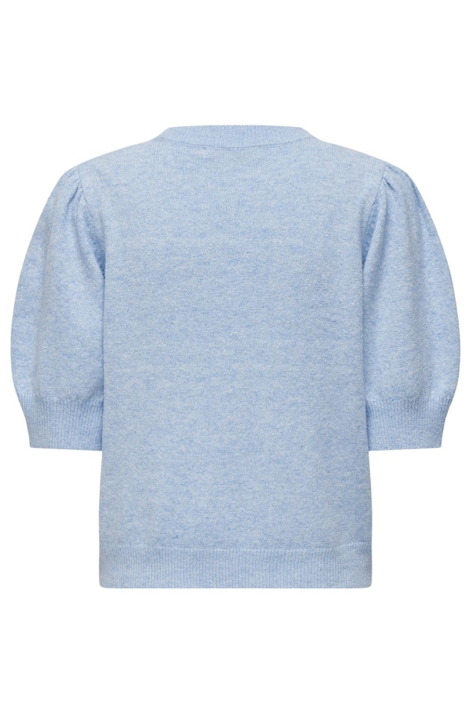 Only blauwe dames trui | Achteraanzicht
