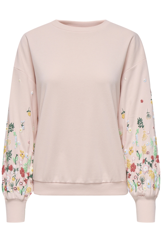 Only roze dames sweater | Vooraanzicht