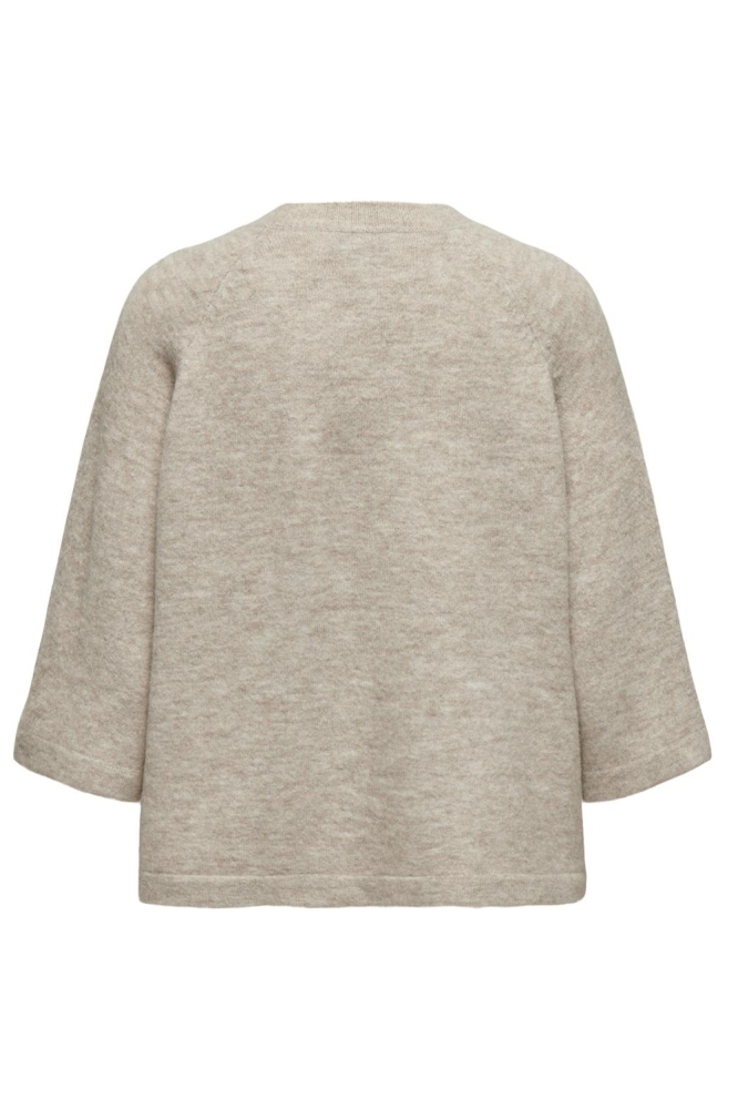 Only beige dames trui | Achteraanzicht