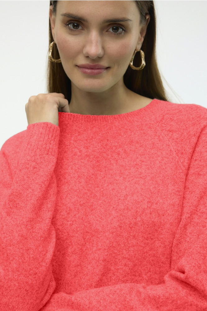 Vero Moda oranje dames trui | Close up