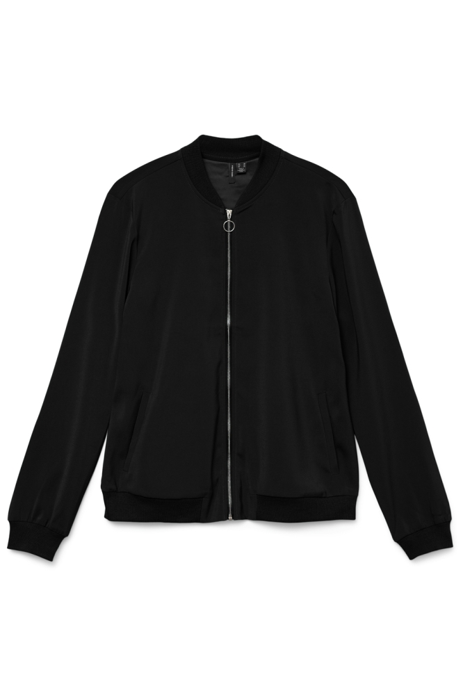 Vero Moda zwarte dames vest | Vooraanzicht