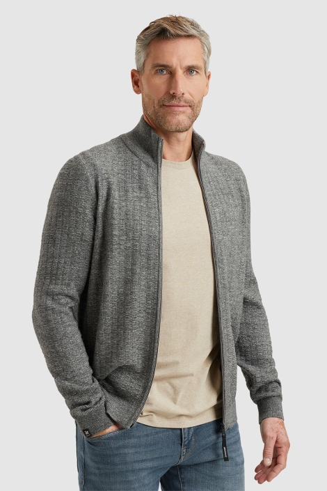 Vanguard grijze heren vest | Model vooraanzicht