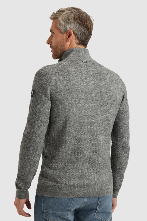 Vanguard grijze heren vest | Model achteraanzicht