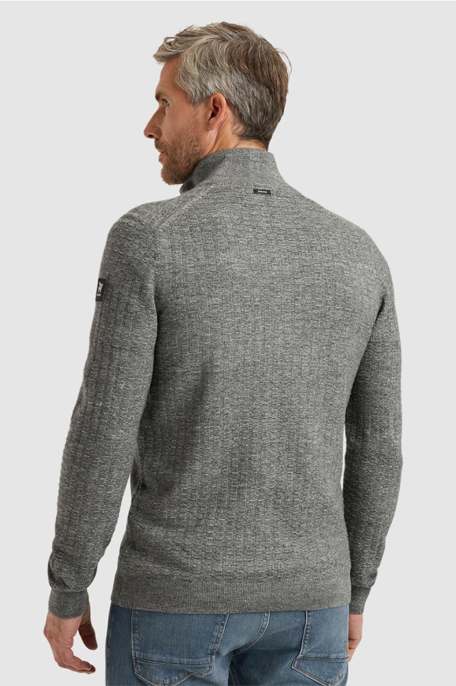 Vanguard grijze heren vest | Model achteraanzicht