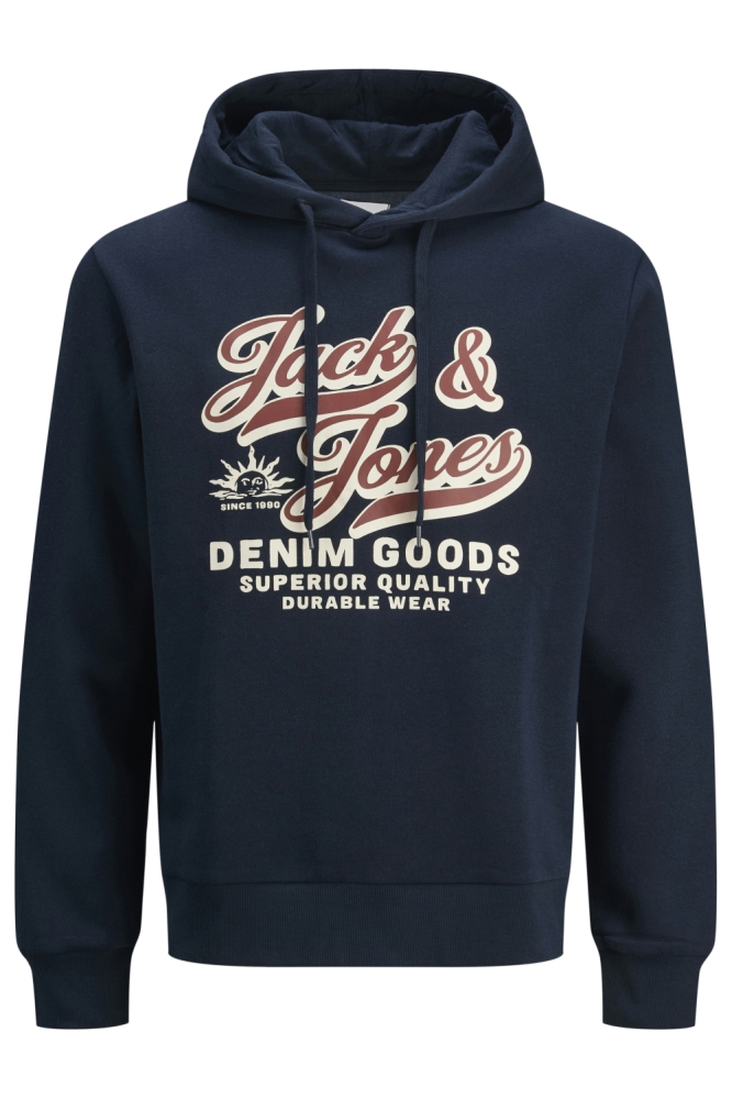 Jack & Jones blauwe heren sweater | Vooraanzicht