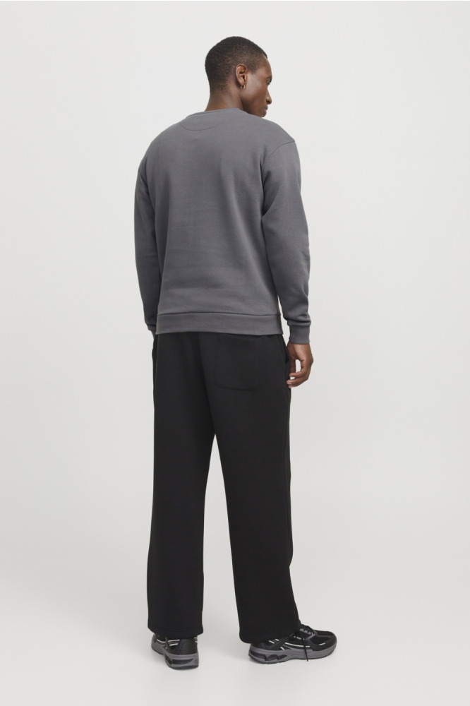 Jack & Jones grijze heren sweater | Model achteraanzicht