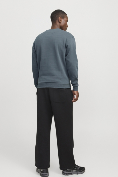 Jack & Jones blauwe heren sweater | Model achteraanzicht
