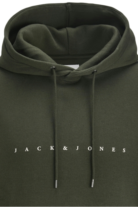 Jack & Jones groene heren sweater | Close up