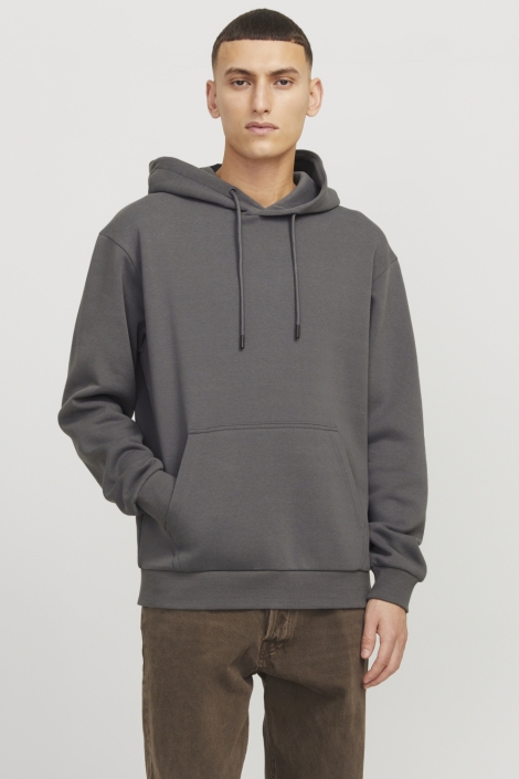 Jack & Jones grijze heren sweater | Model vooraanzicht