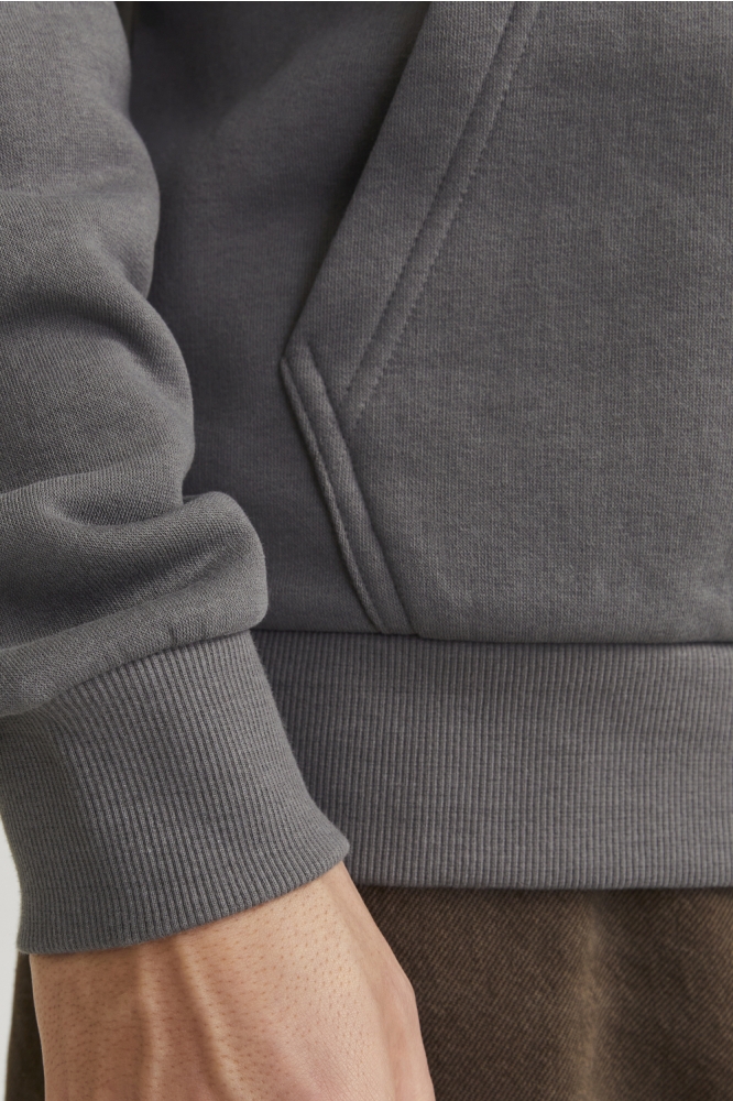 Jack & Jones grijze heren sweater | Close up