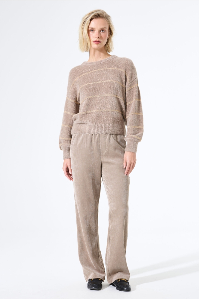 Garcia taupe dames trui | Model