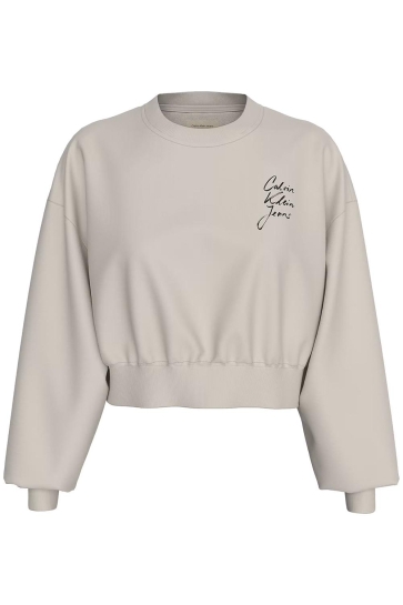 Calvin Klein Trui SCRIPT INSTITUTIONAL J20J224743 MOONBEAM