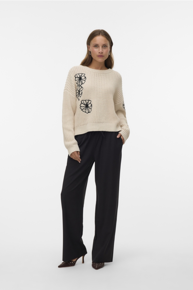 Vero Moda ecru dames trui | Model