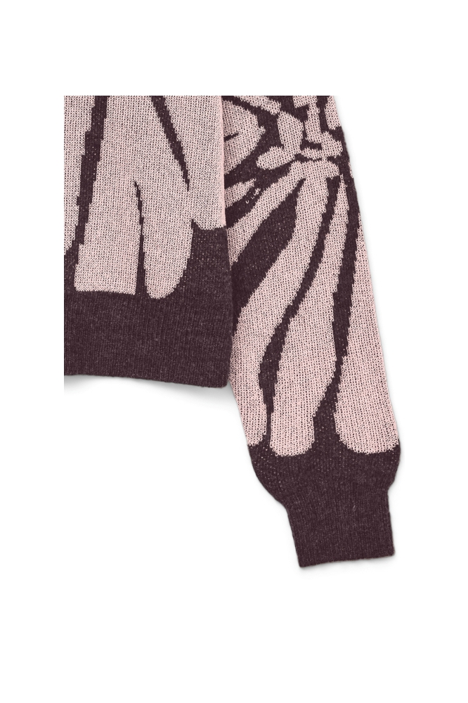 Vero Moda bordeaux dames trui | Close up