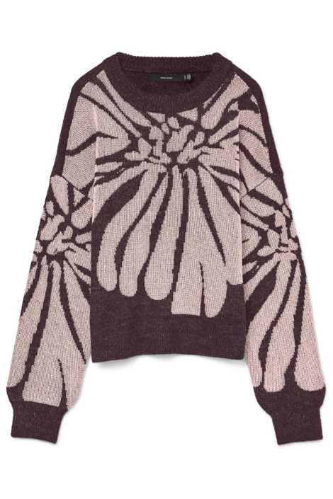 Vero Moda bordeaux dames trui | Vooraanzicht