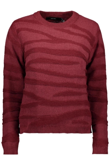 Vero Moda VMMALOU LS O-NECK PULLOVER BOO 10331437 Syrah