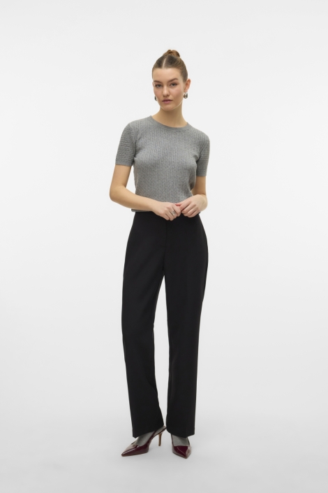 Vero Moda grijze dames t-shirt | Model