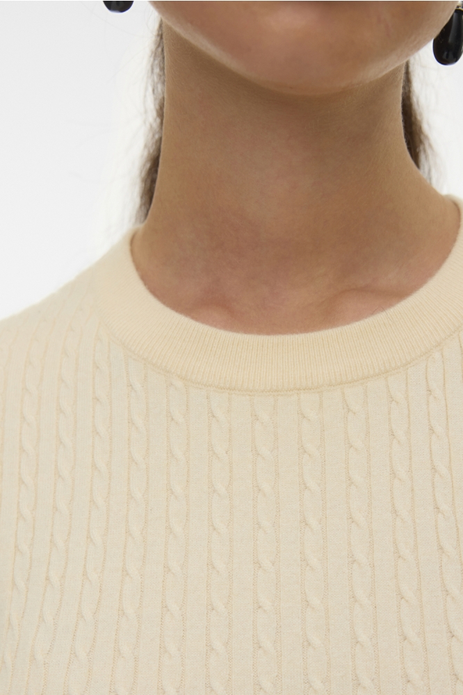 Vero Moda beige dames t-shirt | Close up