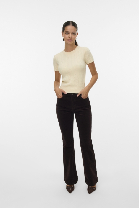 Vero Moda beige dames t-shirt | Model