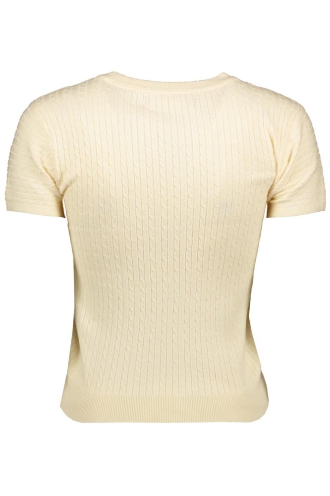 Vero Moda beige dames t-shirt | Achteraanzicht