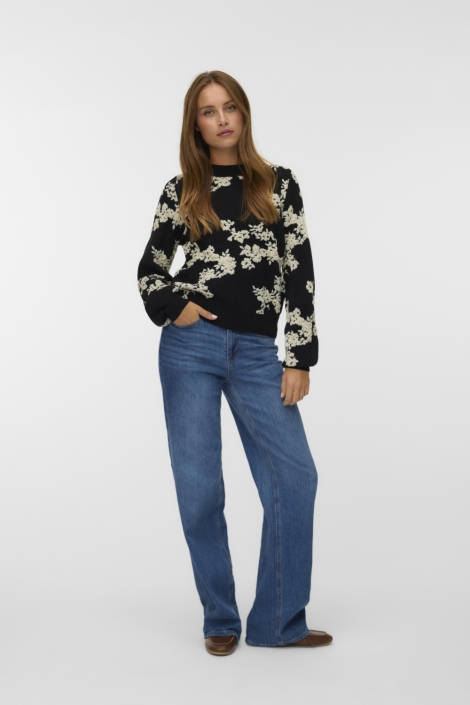 Vero Moda zwarte dames trui | Model