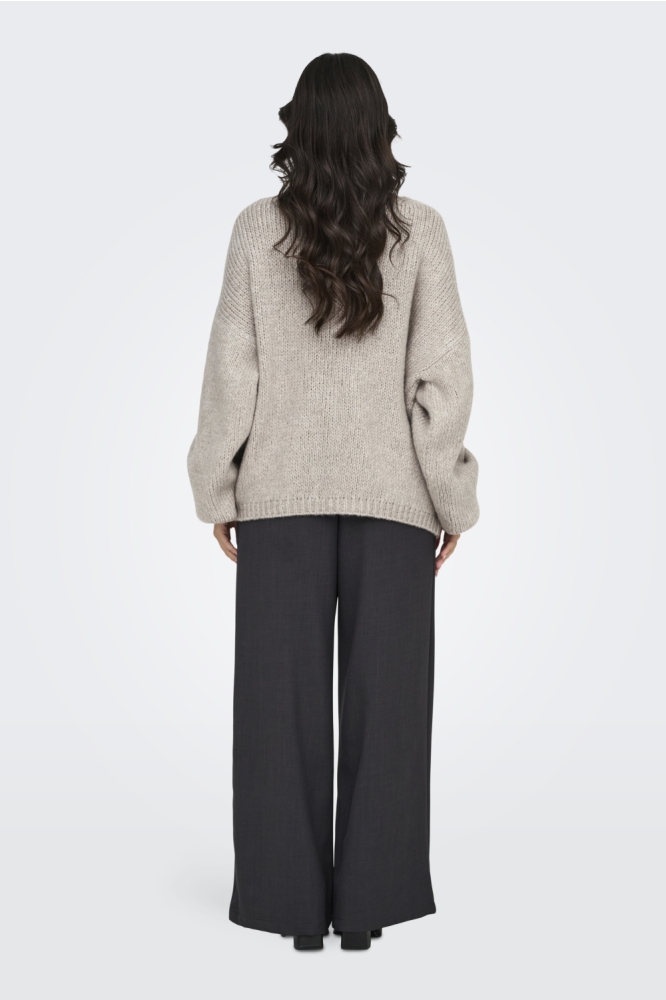 Jacqueline de Yong beige dames trui | Model