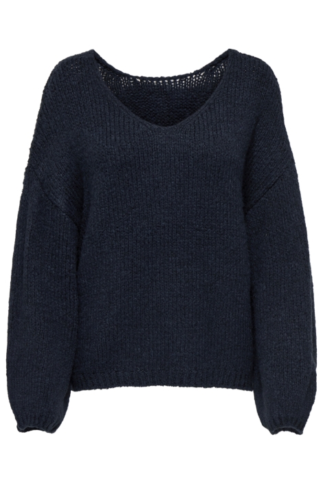 Jacqueline de Yong blauwe dames trui | Vooraanzicht