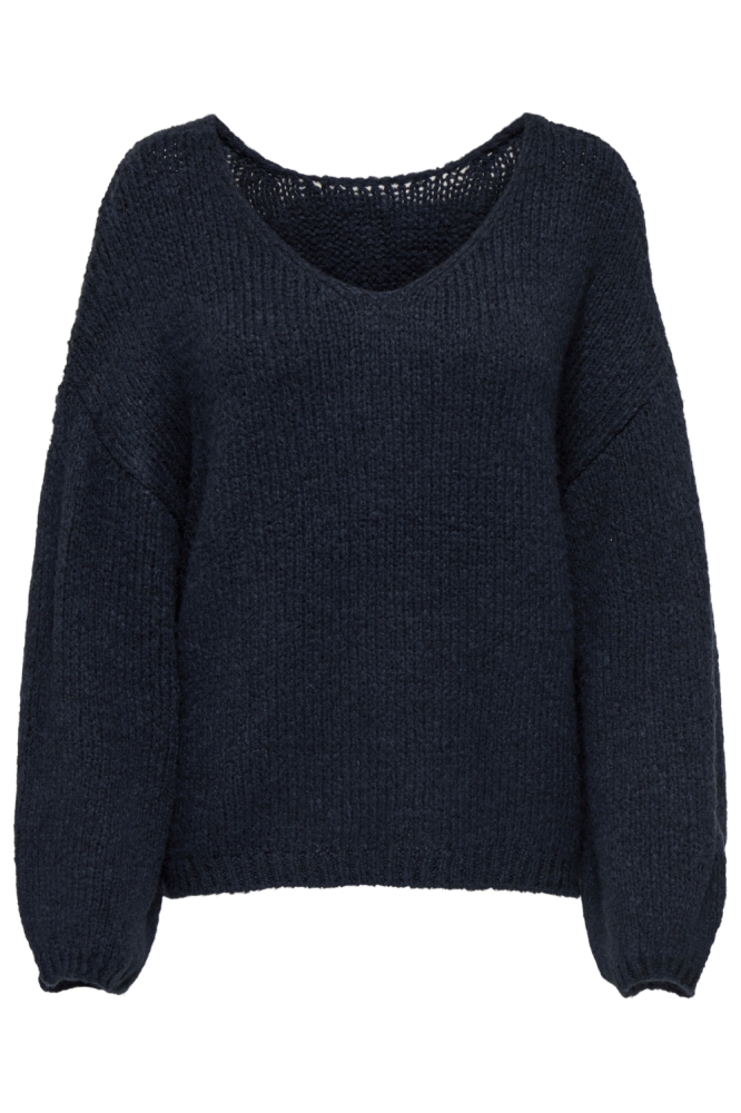 Jacqueline de Yong blauwe dames trui | Vooraanzicht