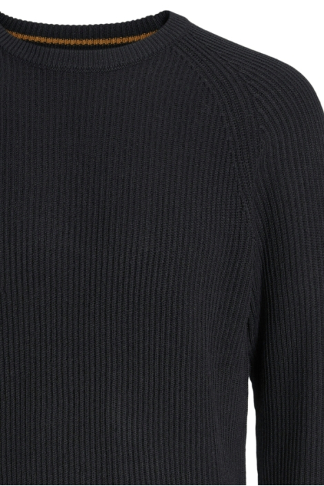 Jack & Jones zwarte heren trui | Close up