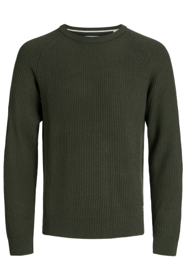 Jack & Jones Trui JJPANNEL KNIT CREW NECK AW25 12278916 DUFFEL BAG