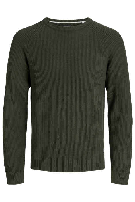 Jack & Jones groene heren trui | Vooraanzicht