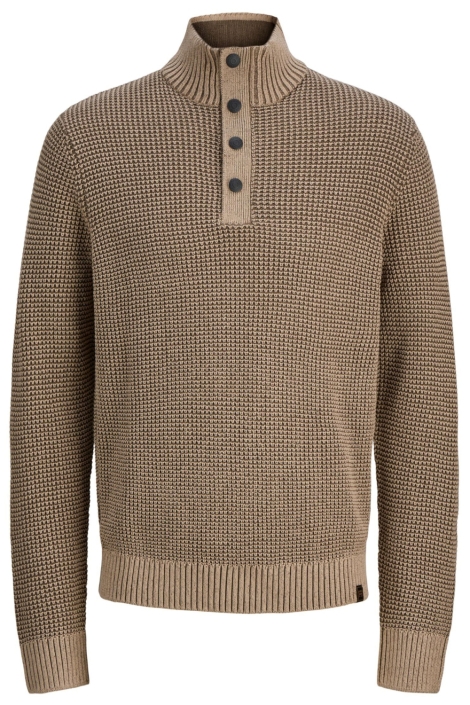 Jack & Jones zand heren trui | Vooraanzicht