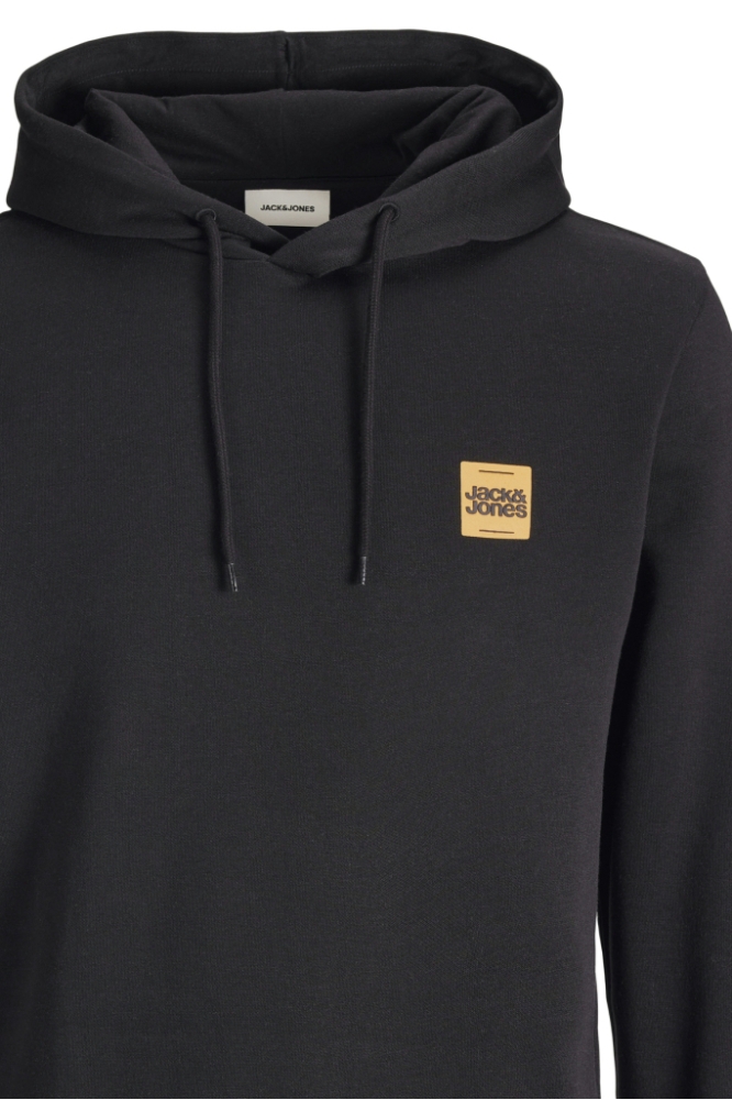 Jack & Jones zwarte heren sweater | Close up
