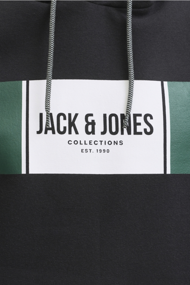 Jack & Jones zwarte heren sweater | Kleurstaal