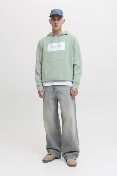 Jack & Jones groene heren sweater | Model