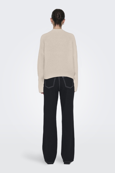 Jacqueline de Yong ecru dames trui | Model
