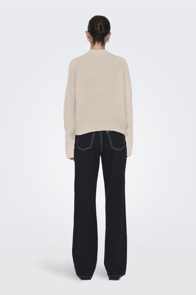 Jacqueline de Yong ecru dames trui | Model