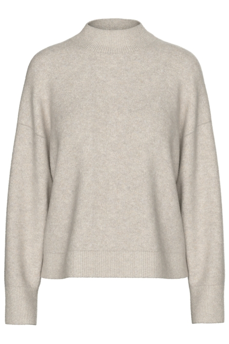 Pieces beige dames trui | Vooraanzicht