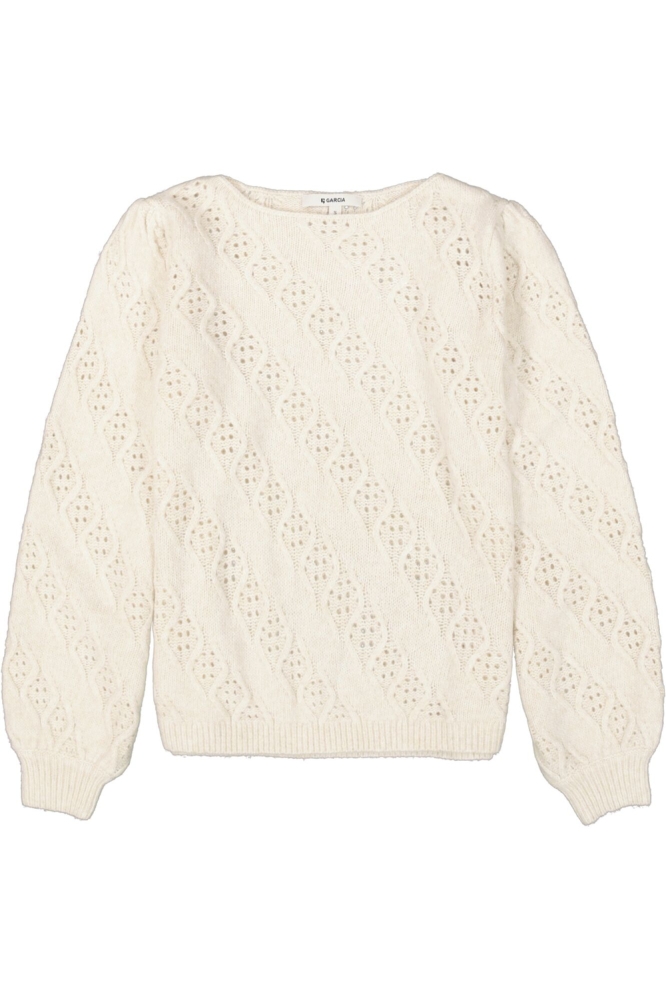 Garcia beige dames trui | Vooraanzicht