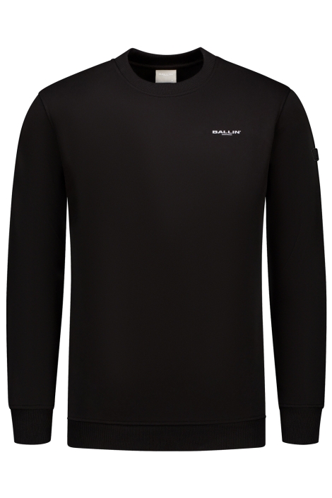 Ballin zwarte heren sweater | Vooraanzicht
