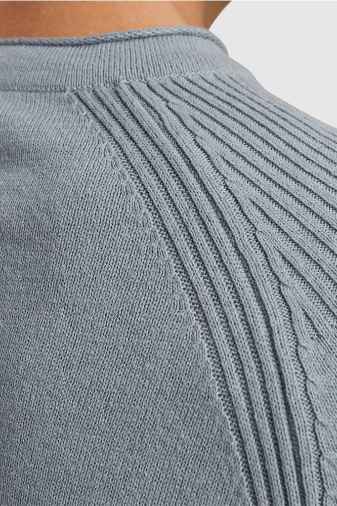 Cast Iron blauwe heren trui | Kleurstaal
