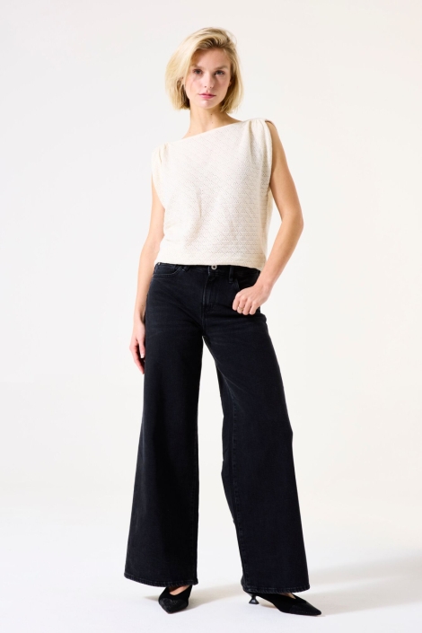 Garcia beige dames trui | Model