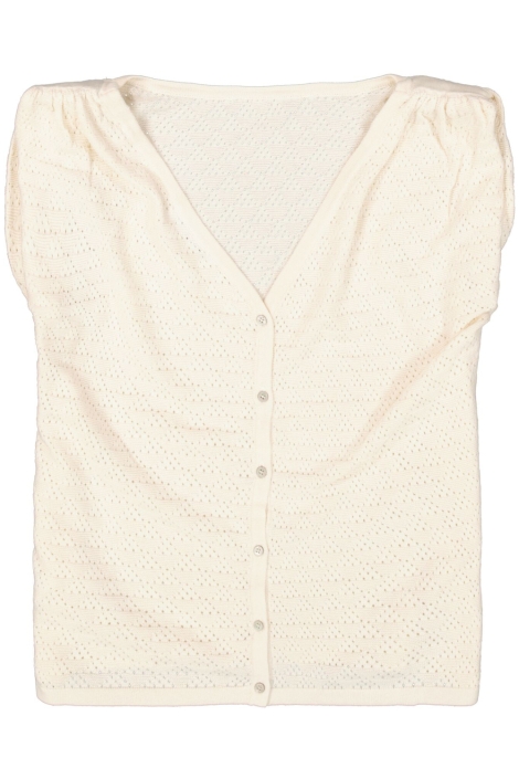 Garcia beige dames trui | Achteraanzicht
