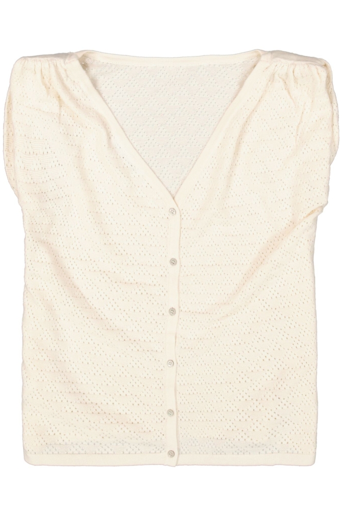 Garcia beige dames trui | Achteraanzicht